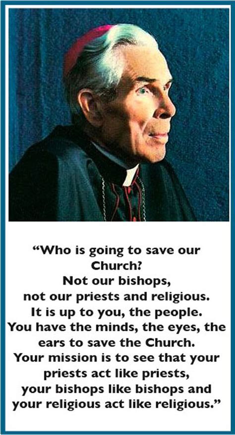 Fulton Sheen Quotes Catholic Church. QuotesGram