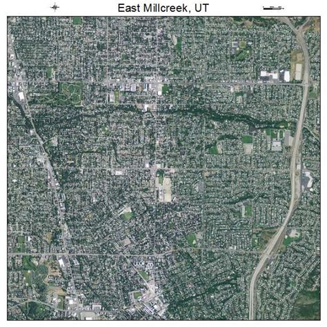 Aerial Photography Map of East Millcreek, UT Utah