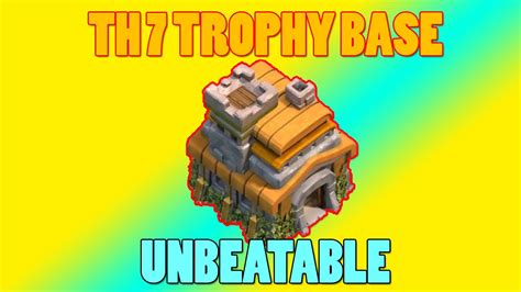 Clash of Clans: BEST TH7 TROPHY BASE | UNBEATABLE | w/ REPLAYS - YouTube