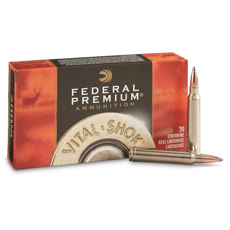 Federal Premium 300 Win Mag Rifle Ammo, 165Gr Nosler Partition - 20Rds*Cannot ship outside ...