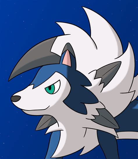 Lycanroc (Dusk Form) v.2 Shiny by AlphaGuilty on DeviantArt