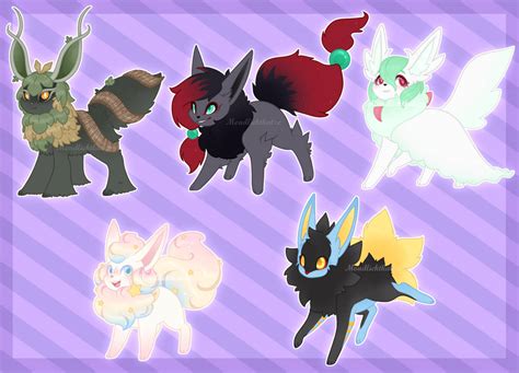 Eevee Fusion Auction -Closed- by Mondlichtkatze on DeviantArt