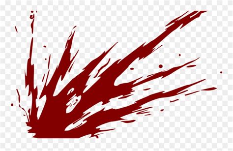 Download Blood Splatter Cartoon Png Clipart (#4478074) - PinClipart