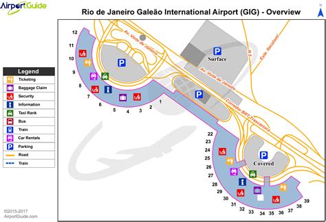 Map of Rio de Janeiro - Galeão - Antônio Carlos Jobim International ...