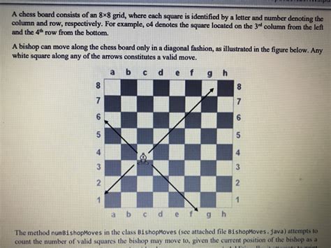 Solved A chess board consists of an 8x8 grid, where each | Chegg.com