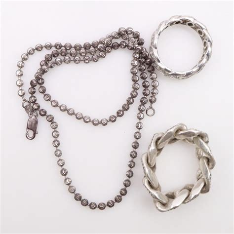 Sterling Silver Jewelry, 3 Pieces | Property Room