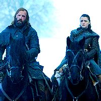 Arya and The Hound - Arya Stark Icon (42849246) - Fanpop