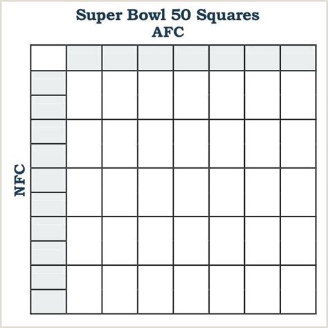 Super Bowl Box Template