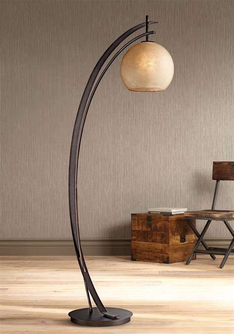 Possini Euro Venus Oil Rubbed Bronze Metal Arc Floor Lamp - #EU1G319 - Euro Style Lighting ...