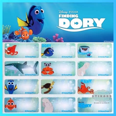 Finding Dory Waterproof Stickers – STIKARZ