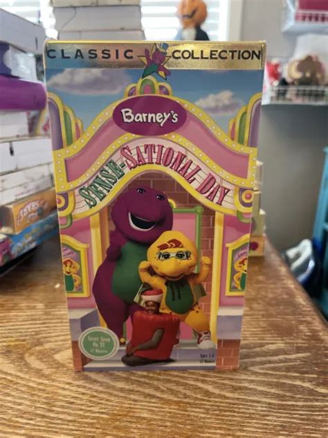 BARNEY’S SENSE-SATIONAL DAY Classic Collection VHS Video Tape Sing Along Songs EUR 7,75 ...