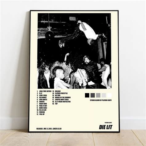 Playboi Carti - Die Lit, Album Cover #2 – Poster | Canvas Wall Art Print - John Sneaker