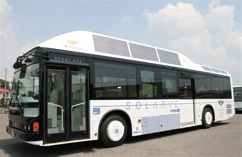 Japan Announces World's First Solar Powered Public Bus