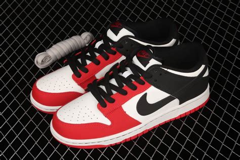 Nike SB Dunk Low PRO Red White Black - FavSole.com