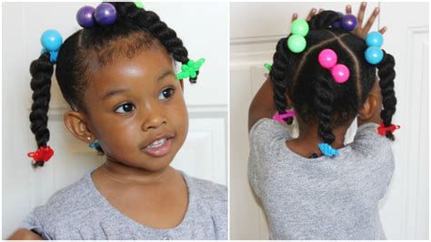 Ponytails & Twists | Cute Hairstyles For Kids - Youtube within Hairstyles For Little Black Girls ...