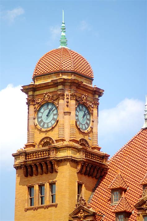 Main Street Station Clock Tower Richmond VA Photograph by Suzanne Powers - Fine Art America