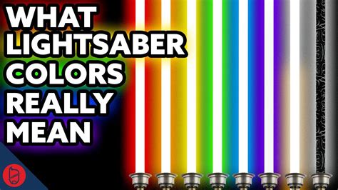 What Lightsaber Colors ACTUALLY Mean | Star Wars Film Theory - YouTube