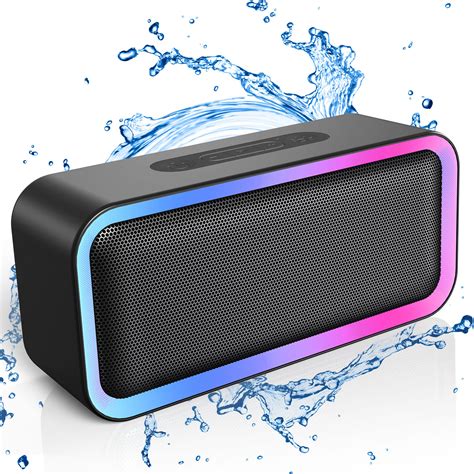 LENRUE A8 10W Portable Wireless Bluetooth Speaker ,RGB Lights , HD ...