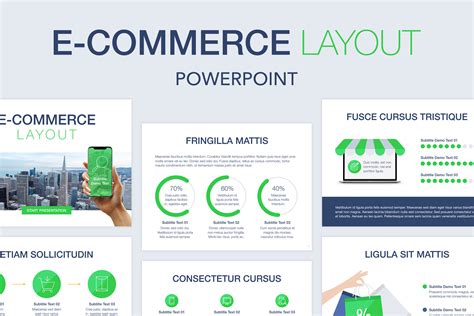 E-Commerce PowerPoint Template (147735) | Presentation Templates | Design Bundles