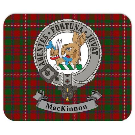 Clan MacKinnon Crest & Tartan Mousepad | Etsy | Scottish crest, Fortune favors the bold ...