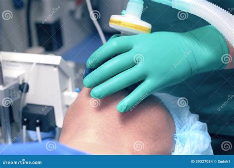 Mask anesthesia stock photo. Image of person, hospital - 39327084