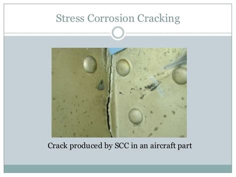 Stress corrosion cracking