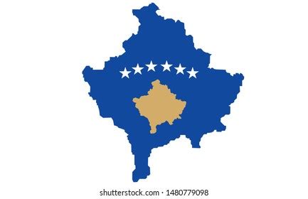 Kosovo Outline Map Images, Stock Photos & Vectors | Shutterstock