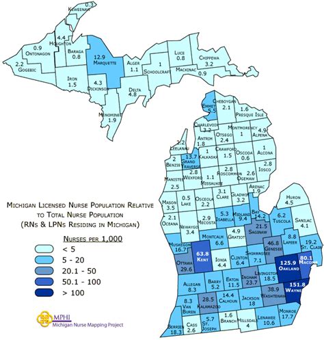 Michigan Nurse Mapping Project