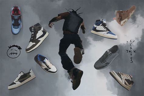 The History of Travis Scott x Air Jordan Sneaker Collaborations – Feature