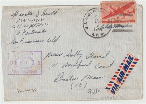 1944 GILBERT & ELLICE Is - USA…WW2 CENSORED from US FORCES… [21487 ...