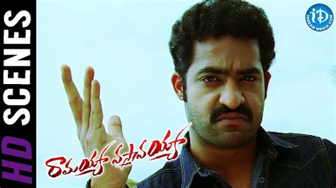 Ramayya Vasthavayya Movie Scenes - Jr NTR Fight With Ravi Shankar For Kidnapping Shruti Hassan ...