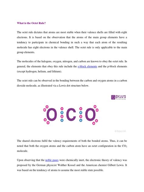 The Octate Rule - Mistry of Chemistry | PDF | Ion | Valence (Chemistry)