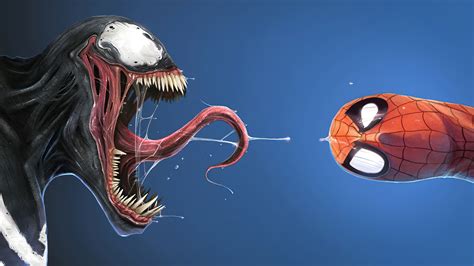 2560x1440 Spider Venom Funny 4k 1440P Resolution HD 4k Wallpapers, Images, Backgrounds, Photos ...