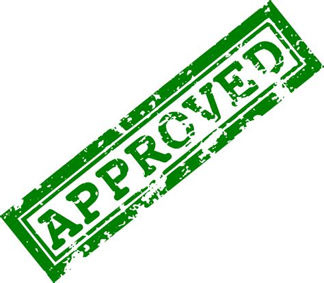 Approved Stamp PNG Clipart | PNG All