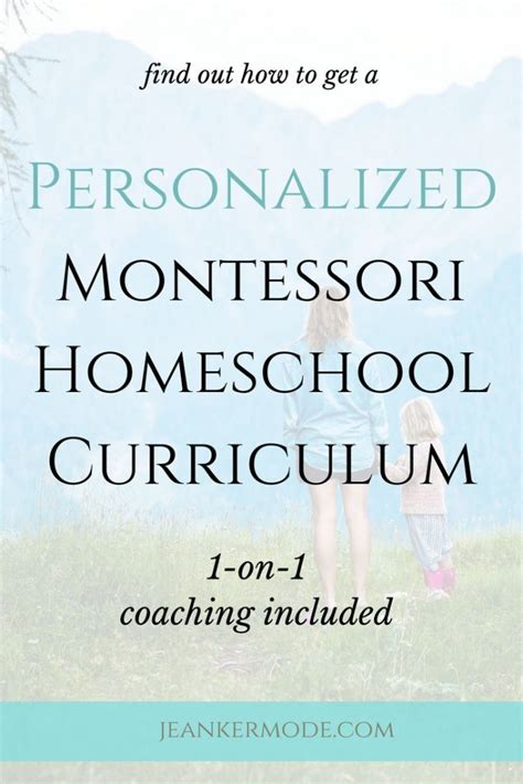 Personalized montessori homeschool curriculum and coaching ages 3 6 – Artofit