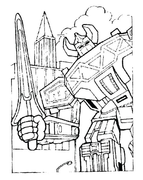 Power Rangers Megazord Coloring Pages at GetColorings.com | Free ...