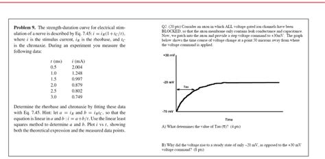 Solved Problem 1: A giant squid axon with the radius of | Chegg.com