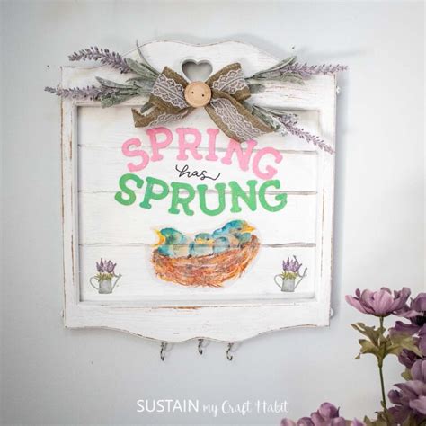 Farmhouse Kitchen Cow Sign Craft – Sustain My Craft Habit