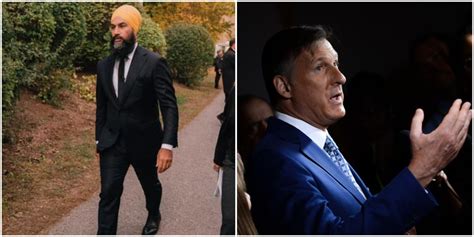 Canada's Leaders' Debate: Jagmeet Singh Told Maxime Bernier That He Shouldn't Be There - Narcity