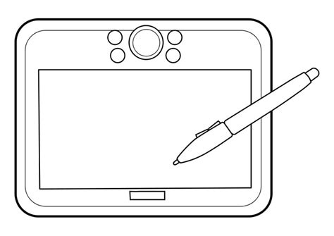 Tablet Coloring Page Ultra Coloring Pages | Porn Sex Picture