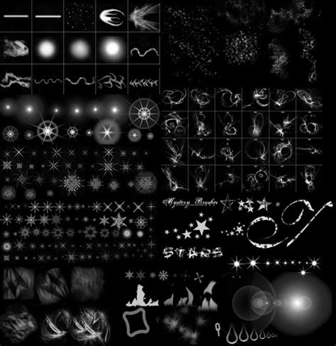 Cool star light Photoshop Brushes free download