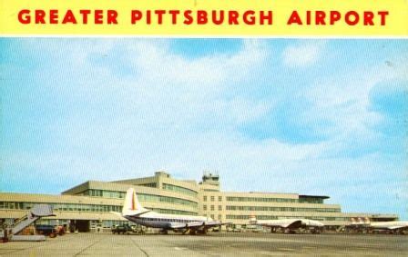 Greater Pittsburgh Airport, circa 1950s | Pittsburgh international ...