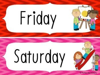 Days Of The Week Flashcards With Pictures - Lalocades