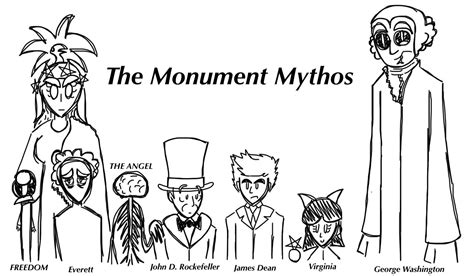 Monument Mythos Coloring Page