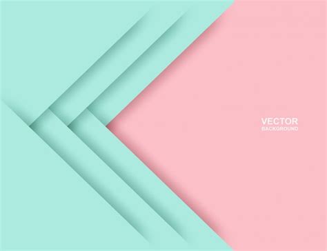 Premium Vector | Abstract. colorful pastels pink ,mint green geometric ...