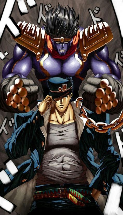 Jotaro and Star Platinum | Jojo bizzare adventure, Jojos bizarre adventure jotaro, Jojo anime