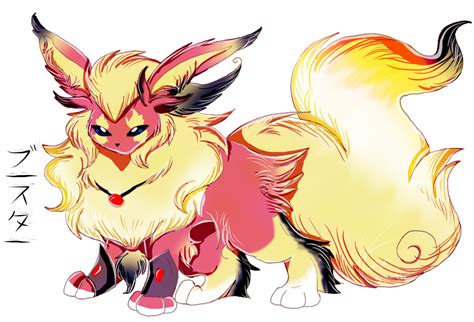 Mega Flareon (fan made) by brenstar345 on DeviantArt