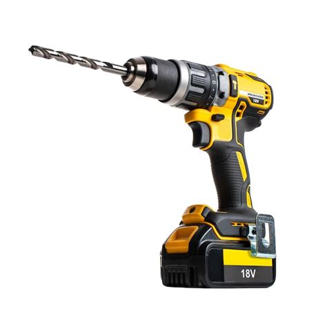 Premium Photo | Professional cordless impact drill isolated