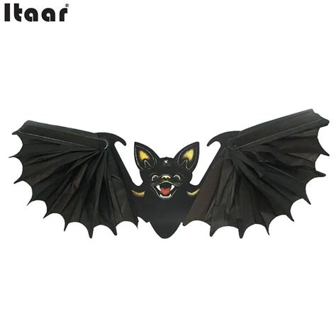 Halloween Bat Toys Prop Foldable Horror Party Supplies Decorations Yard ...