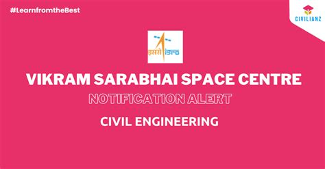 VIKRAM SARABHAI SPACE CENTRE NOTIFICATION 2022!!